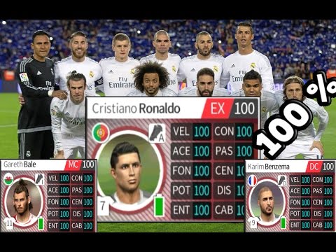 NUEVO HACK DREAM LEAGUE SOCCER 2016 TODOS LOS JUGADORES DEL REAL MADRID AL 100% $SIN ROOT$