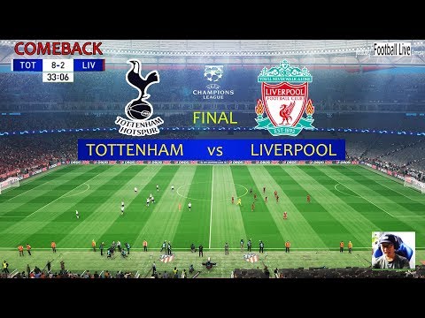 PES 2019 | Tottenham vs Liverpool | Full Match & Amazing Goals | UEFA Champions League Final UCL