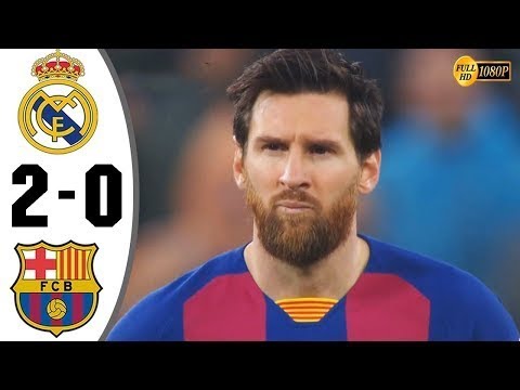 Real Madrid Vs Barcelona 2-0 | Extended Highlights & Goals Laliga 2019/2020