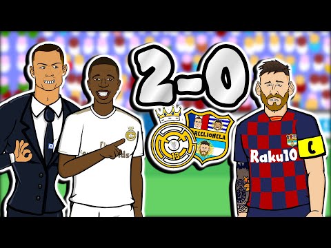 El Clasico – Real Madrid win 2-0! (Feat Vinicius, Mariano & Ronaldo Barcelona Goals Highlights)