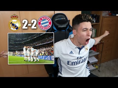 REACCIONES DE UN HINCHA Real Madrid vs Bayern Munich 2-2 SEMIFINAL CHAMPIONS LEAGUE [ByDiegoX10]