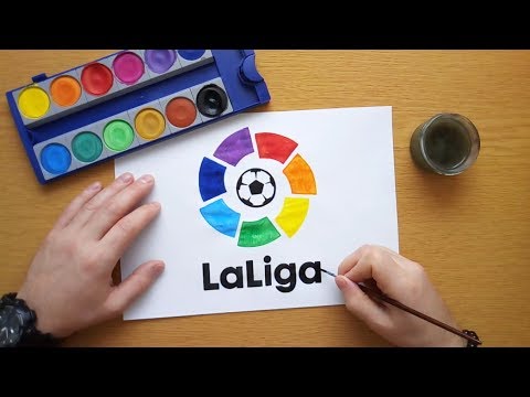 How to draw LaLiga logo – Cómo dibujar el logo de LaLiga