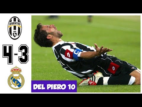 Juventus vs Real Madrid 4-3, Amazing UCL Semifinal 2003 – All Goals and Highlights