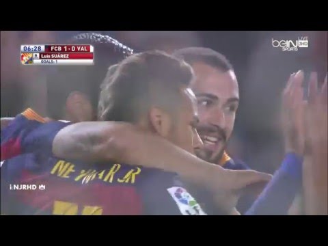 Barcelona vs Valencia 7-0 All Goals 3-2-2016 HD