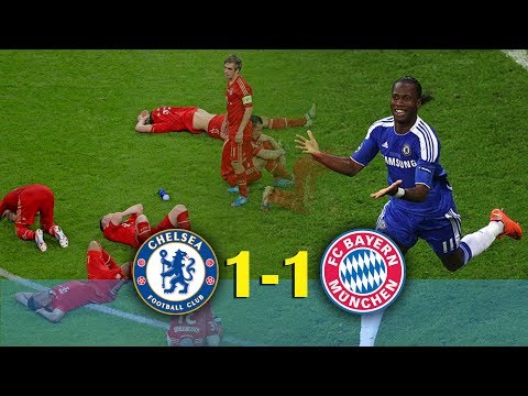 Bayern Munich vs Chelsea 1-1 (pen 3-4) Final 2012 _ Goals and highlights