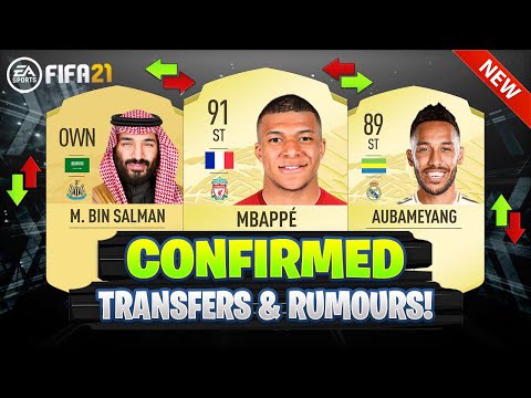 FIFA 21 | NEW CONFIRMED TRANSFERS & RUMOURS!! ??| FT. MBAPPE, AUBAMEYANG… etc