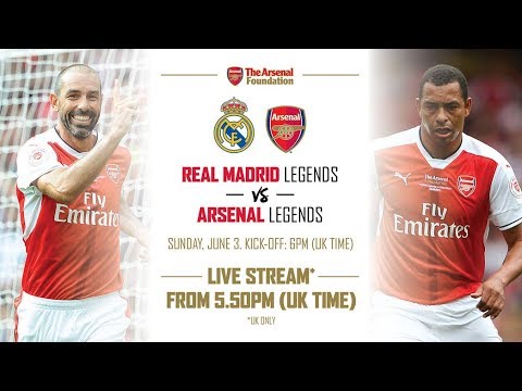 Real Madrid vs Arsenal | LIVE STREAM | Legends
