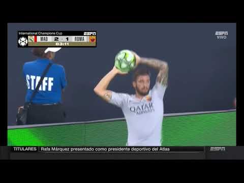 Real Madrid vs Roma | Kevin Strootman ( Goal )