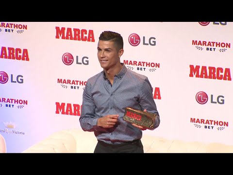 Cristiano Ronaldo agradece el premio Marca Leyenda