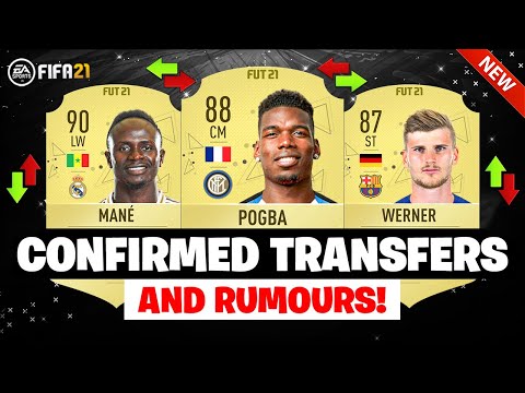 FIFA 21 | NEW CONFIRMED TRANSFERS & RUMOURS ??| FT. MANE, POGBA, WERNER… etc