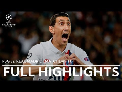 PSG vs. Real Madrid Full Highlights | 2019-20 Champions League Matchday 1