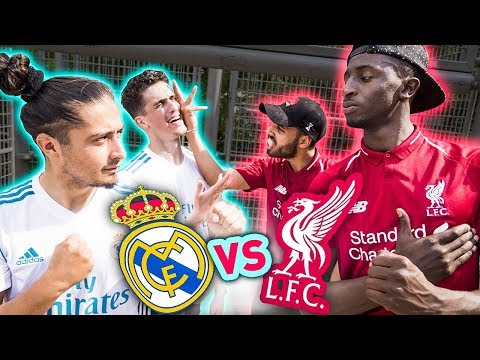 REAL MADRID VS LIVERPOOL – CHAMPION'S LEAGUE CHALLENGE !