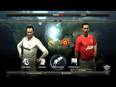 PES 2012 Gameplay Online – Real Madrid vs Manchester United (1vs3)