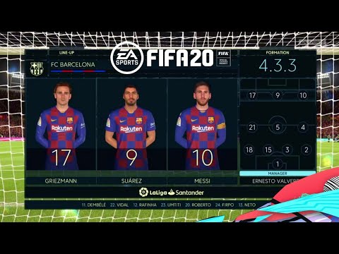 FIFA 2020 Real Madrid VS Barcelona PS4 Gameplay El Clasico