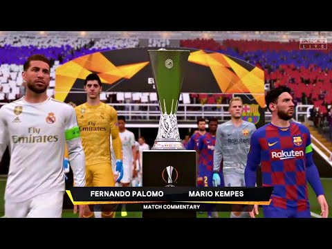 Real Madrid vs Barcelona Europa Cup Final FIFA 2020 ( EL CLASICO )