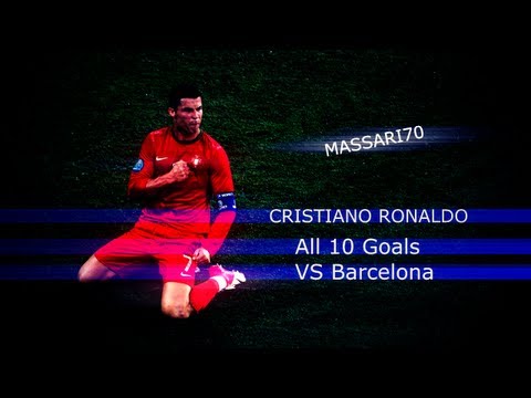 Cristiano Ronaldo All 10 Goals VS Barcelona 2012 HD