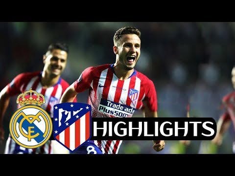 Real Madrid vs Atletico Madrid 2-4 UEFA Super Cup 2018 – All Goals & Highlights HD (FROM STANDS)