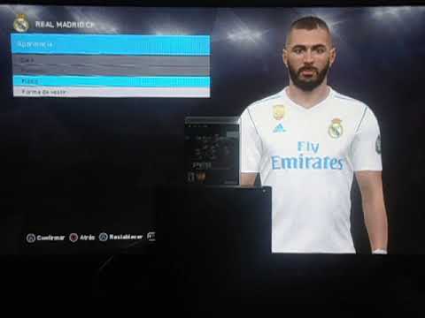 PS3 – PES 2018 (BLUS) 5 KITS REAL MADRID – CON LAS MEDIAS Y LINEAS BIEN CENTRADO.