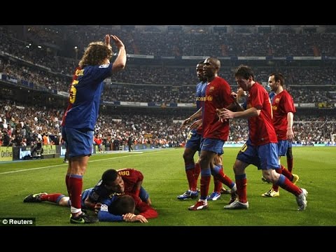 Real Madrid vs FC Barcelona 2-6 Highlights La Liga 2008-09 HD English Commentary