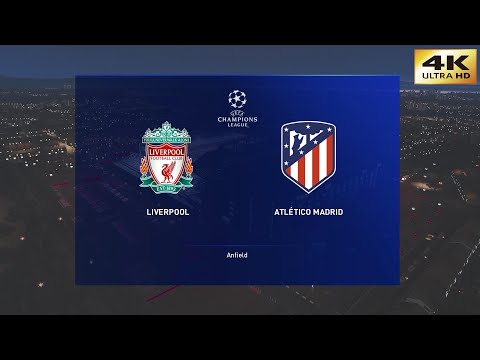 PES 2020 (PC) Liverpool vs Atletico Madrid | UEFA CHAMPIONS LEAGUE ROUND of 16 PREDICTION | 4K