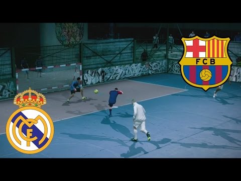 Fifa Street Gameplay Xbox 360 – Barcelona vs Real Madrid, Un partido muy rudo, Casi a los Golpes