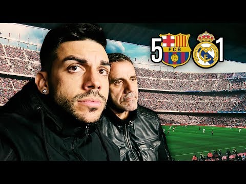 MADRIDISTAS REACCIONANDO AL BARCELONA 5-1 REAL MADRID … EN EL CAMP NOU