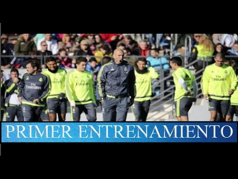 ▶Asi entrena el nuevo Real Madrid de Zidane◀ (Firts Session Training) 2016