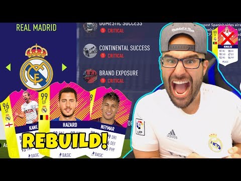 REAL MADRID REBUILD! HAZARD $100,000,000 Transfer!! – FIFA 18 Career Mode