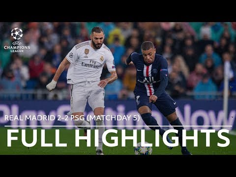 Real Madrid vs. PSG Full Highlights | Champions League 2019-20 Matchday 5