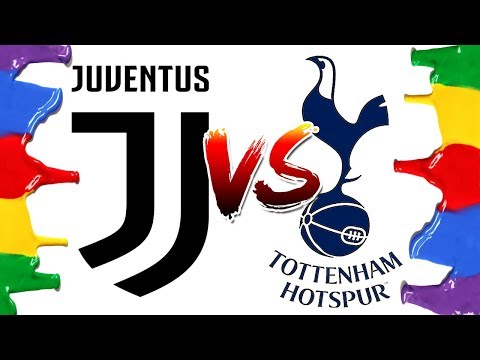 How to Draw and Color – Juventus vs Tottenham Champions League Logos Coloring Pages